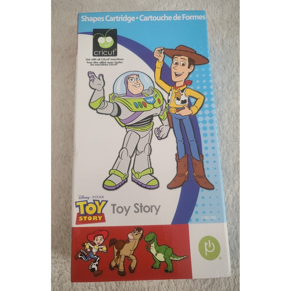 Cricut Disney Pixar Toy Story Shapes Cartridge Set Complete with Overlay 2000375